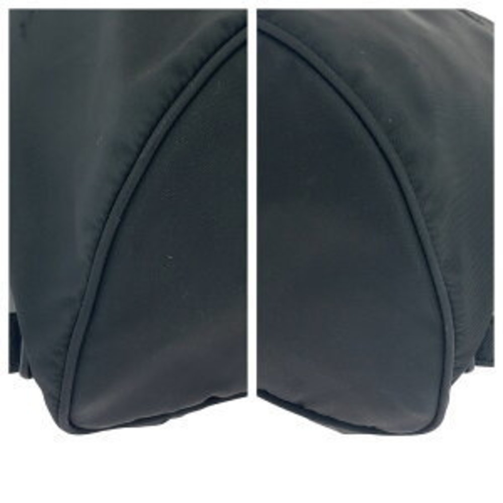 Prada Nylon Triangular Backpack Tessuto Black - image 3